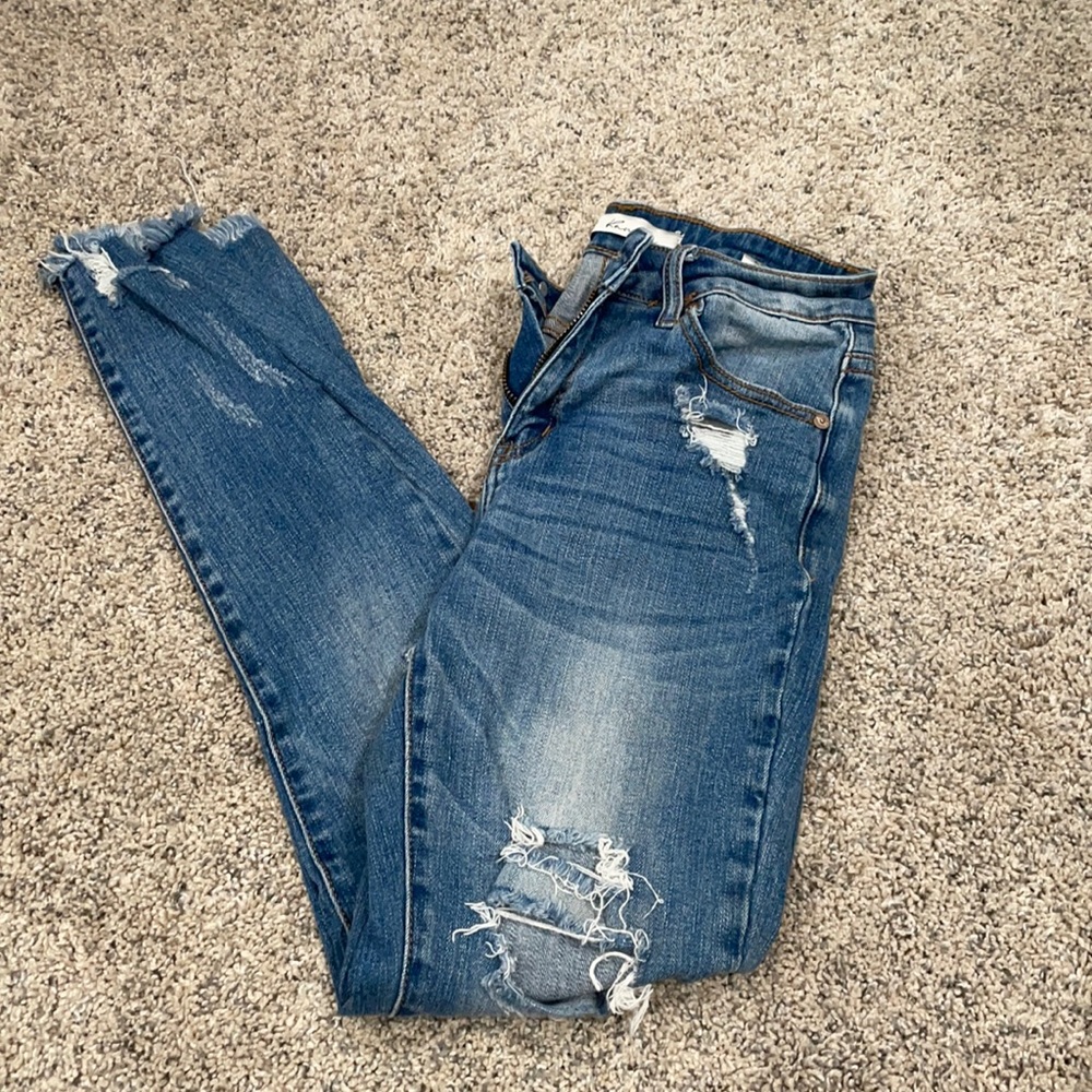 KanCan Distressed Skinny Jeans